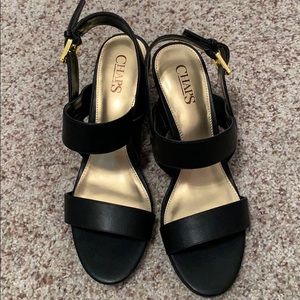 Chaps Sandals heels, size 9, New
